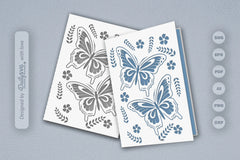 Butterfly Folk Art SVG Bundle 5 - CraftNest - Digital Crafting and Art