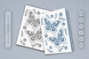 Butterfly Folk Art SVG Bundle