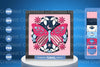 Butterfly Folk Art Papercut Square SVG Bundle