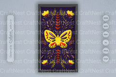 Butterfly Folk Art Papercut SVG Bundle - CraftNest - Digital Crafting and Art