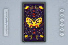 Butterfly Folk Art Papercut SVG Bundle - CraftNest - Digital Crafting and Art
