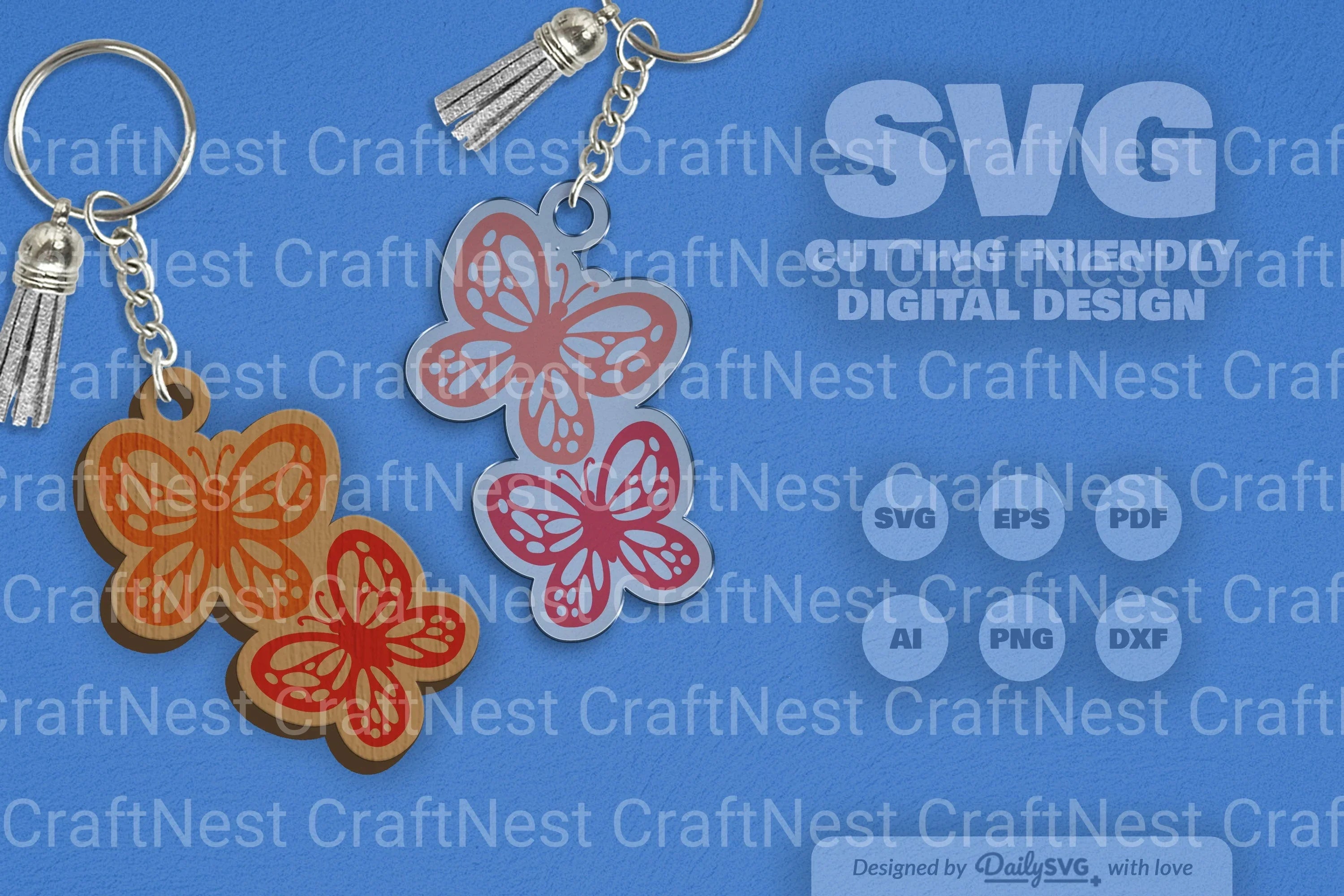 Butterfly SVG Bundle for Crafting