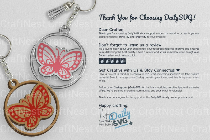 Butterfly SVG Bundle Collection 6 - CraftNest - Digital Crafting and Art