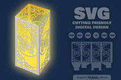 Butterfly Lantern Paper Cut Clipart - Daily SVG Bundles - CraftNest - Digital Crafting and Art