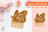 Butterfly Laser Cut Comb Clipart Bundle