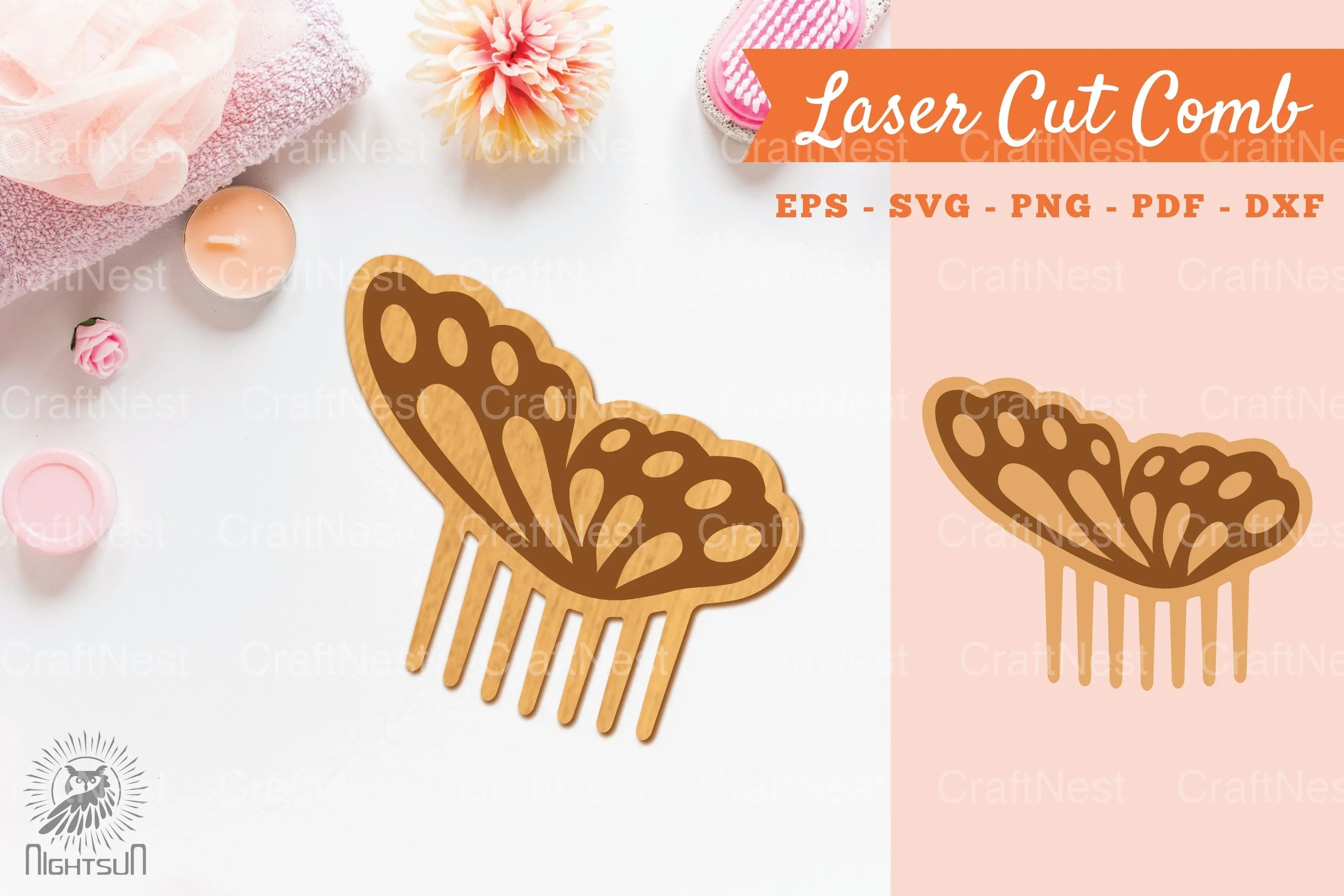 Butterfly Laser Cut Comb Clipart Bundle - CraftNest - Digital Crafting and Art