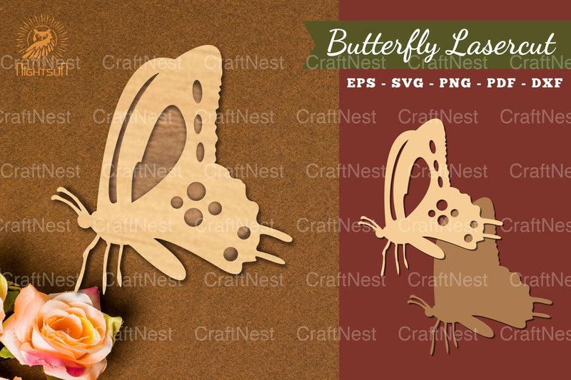 Butterfly Laser Cut Decoration SVG Bundle - CraftNest - Digital Crafting and Art