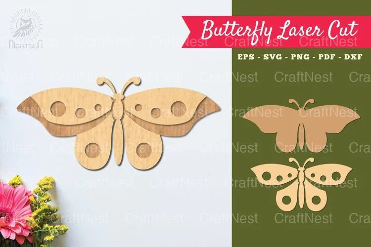 Butterfly Laser Cut Decoration Clipart Bundle - CraftNest - Digital Crafting and Art