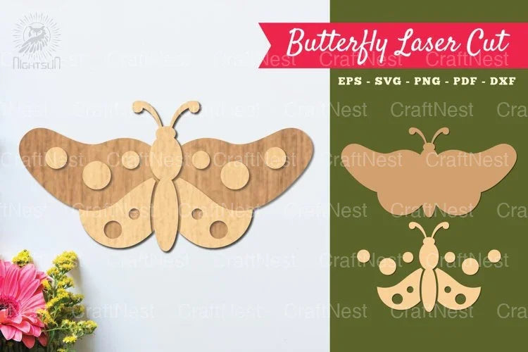 Butterfly Laser Cut Decoration Clipart Bundle - CraftNest - Digital Crafting and Art