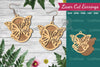 Butterfly Laser Cut Earrings Design Bundle