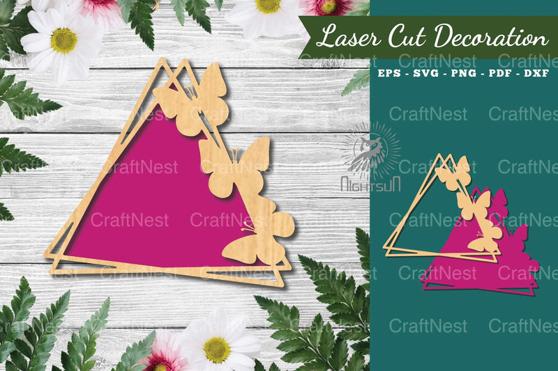 Butterfly Laser Cut Sign Clipart Bundle - CraftNest - Digital Crafting and Art