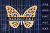 Butterfly Lasercut Split Monogram SVG Bundle