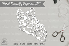 Butterfly Mandala Papercut Clipart Bundle - CraftNest - Digital Crafting and Art