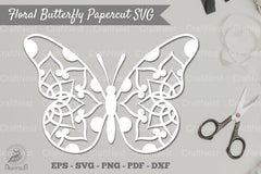 Butterfly Mandala Papercut SVG Bundle - CraftNest - Digital Crafting and Art