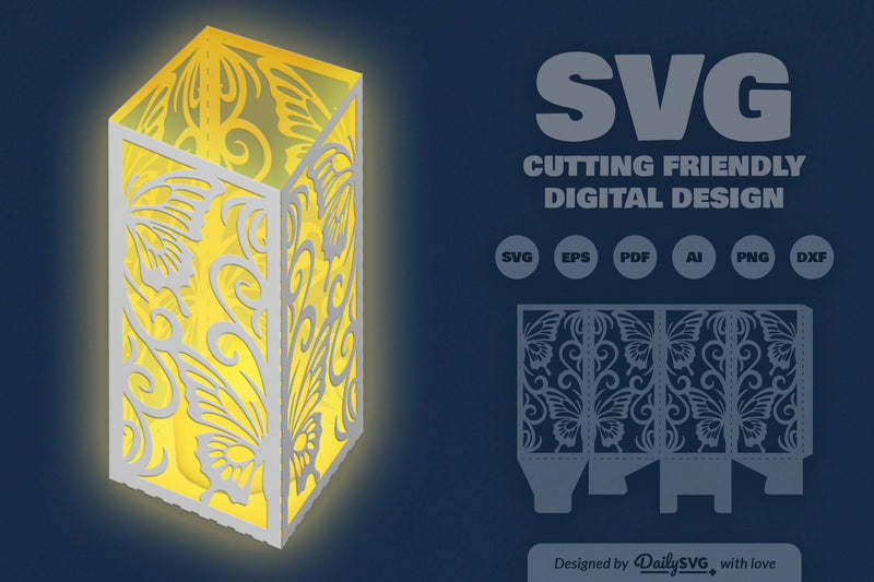 Butterfly Ornament Cut SVG Bundle 5 - CraftNest - Digital Crafting and Art