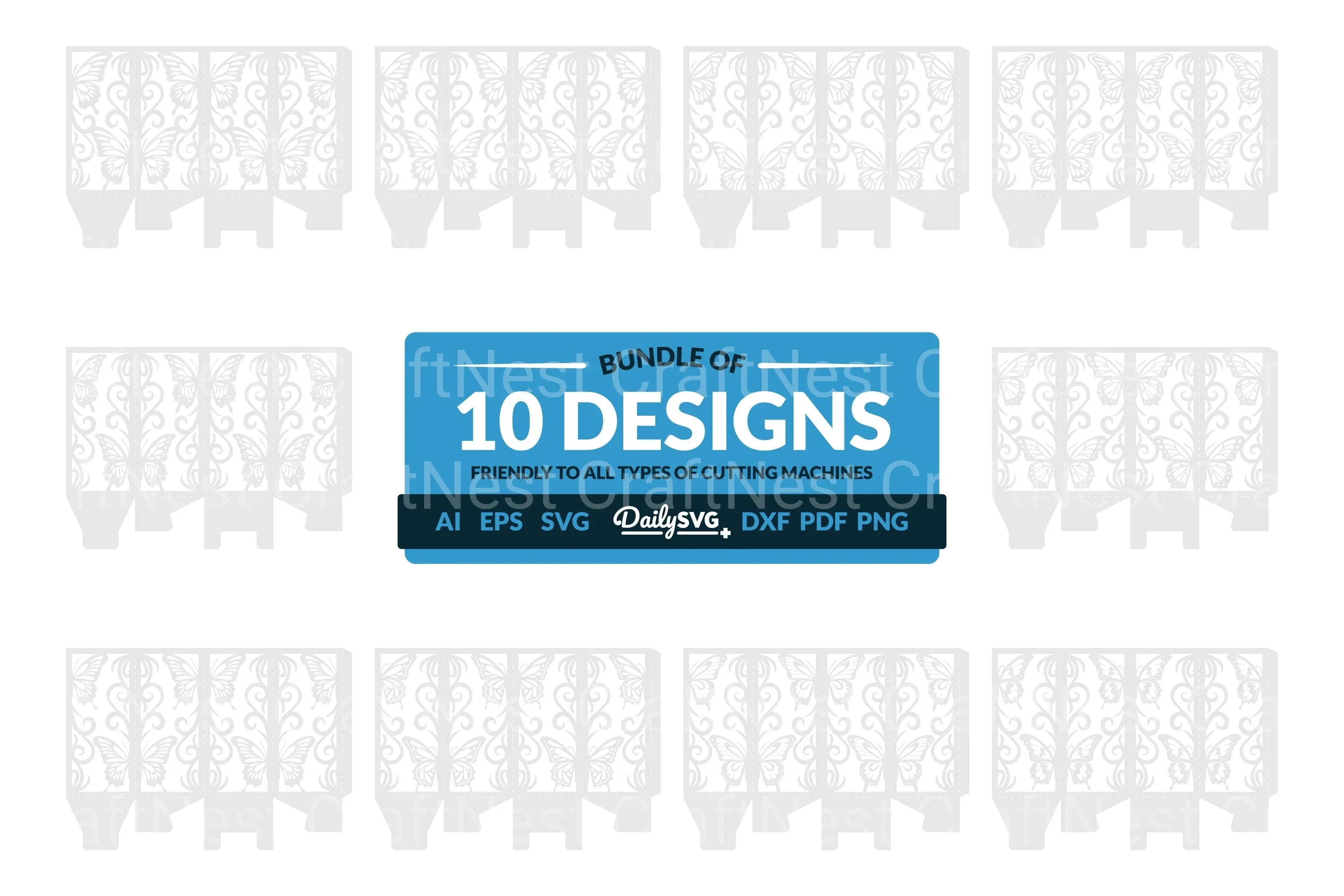 Butterfly Ornament Lantern Paper Cut Clipart