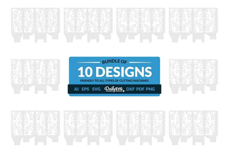 Butterfly Ornament Lantern Paper Cut Clipart - CraftNest - Digital Crafting and Art