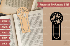 Butterfly Papercut Bookmark SVG Bundle - CraftNest - Digital Crafting and Art