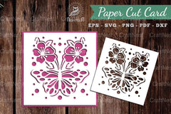 Butterfly Papercut Card SVG Bundle - CraftNest - Digital Crafting and Art