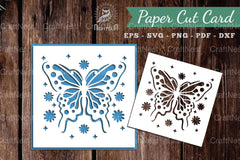 Butterfly Papercut Card SVG Bundle - CraftNest - Digital Crafting and Art