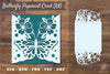 Butterfly Papercut Card Template SVG - Clipart Bundle