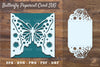 Butterfly Papercut Card Template SVG Bundle