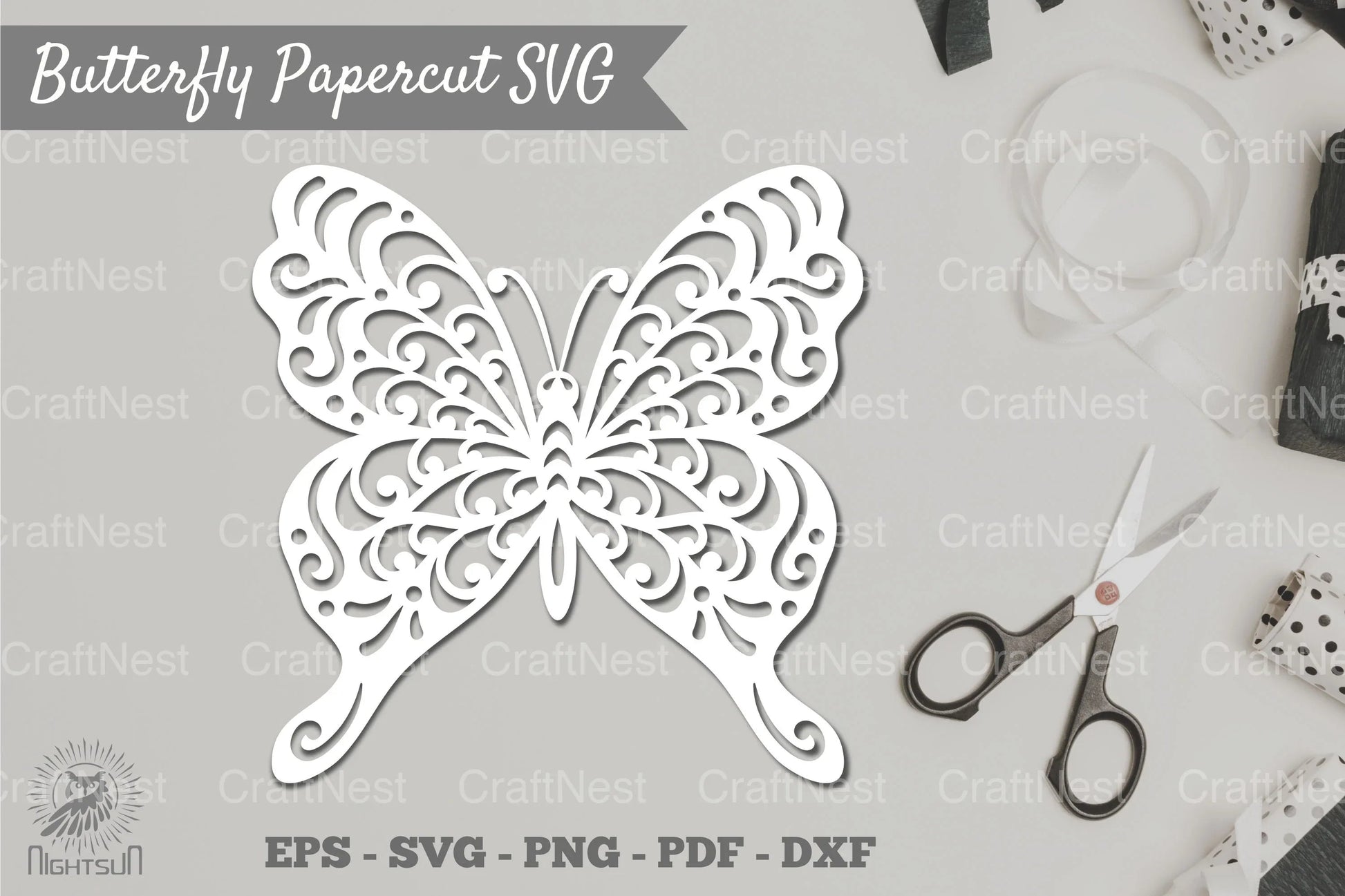 Butterfly Papercut SVG Bundle - CraftNest - Digital Crafting and Art