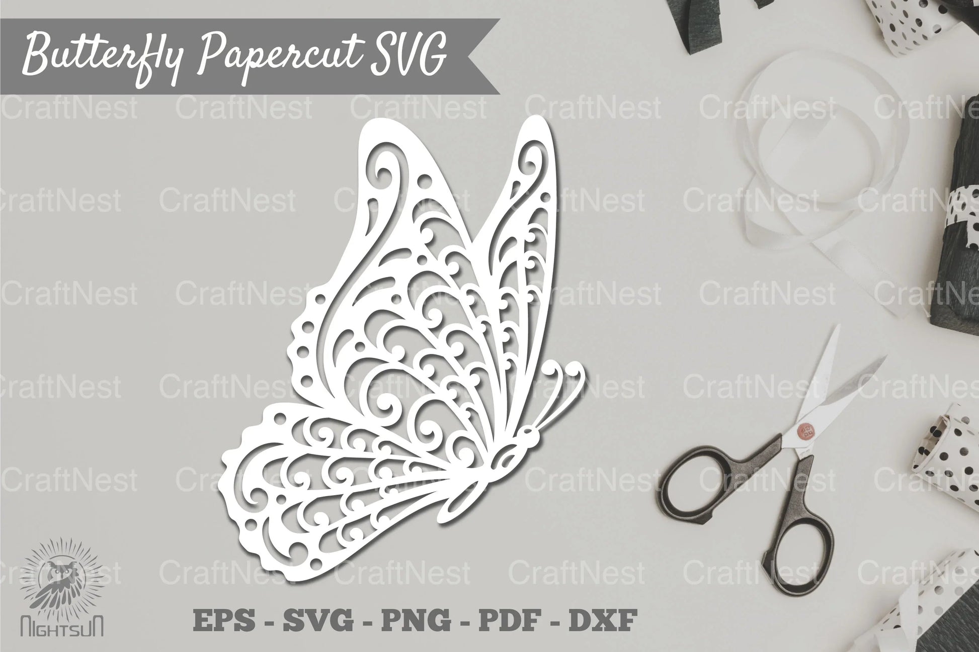 Butterfly Papercut SVG Bundle - CraftNest - Digital Crafting and Art