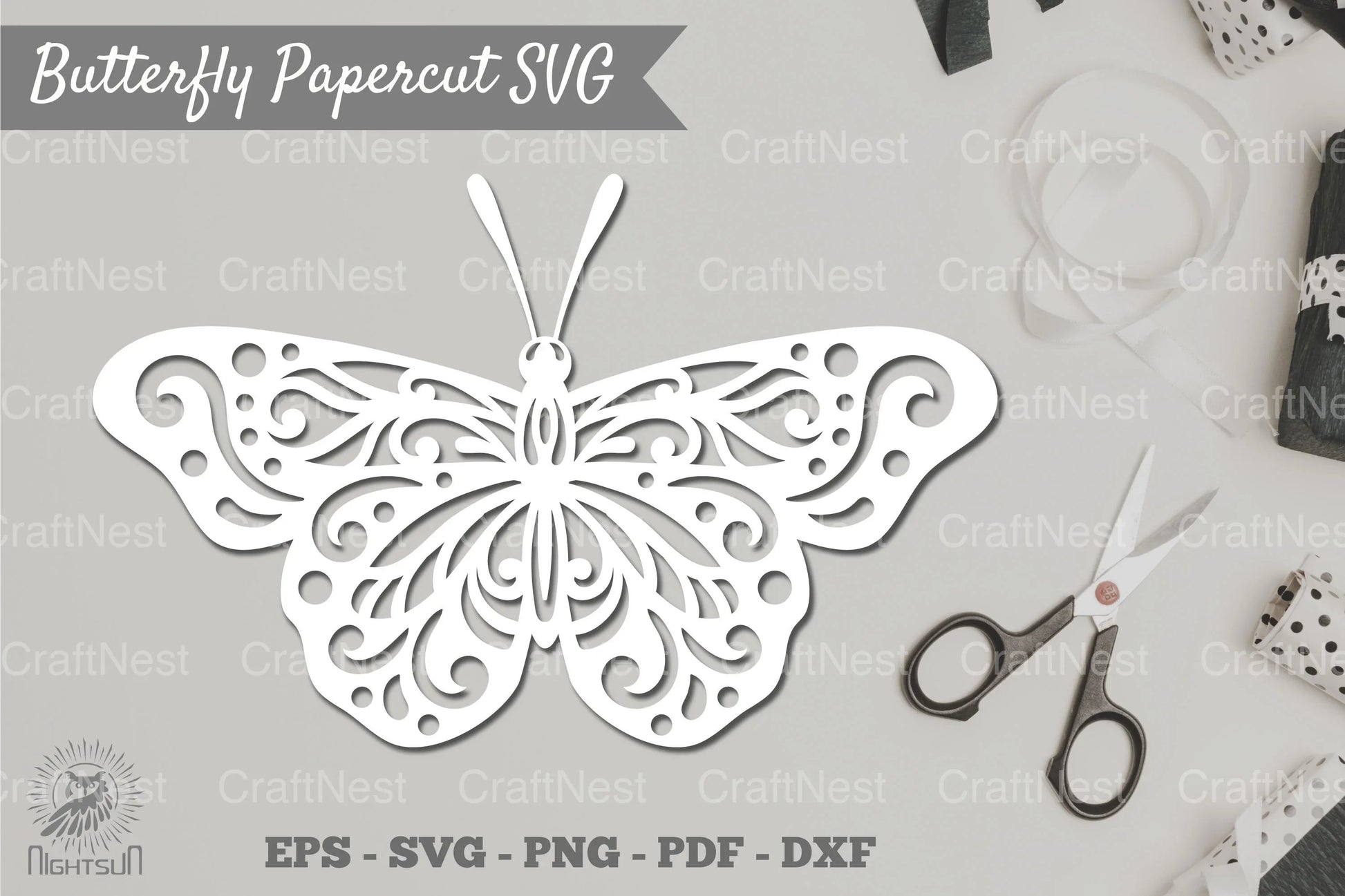 Butterfly Papercut SVG Bundle - CraftNest - Digital Crafting and Art