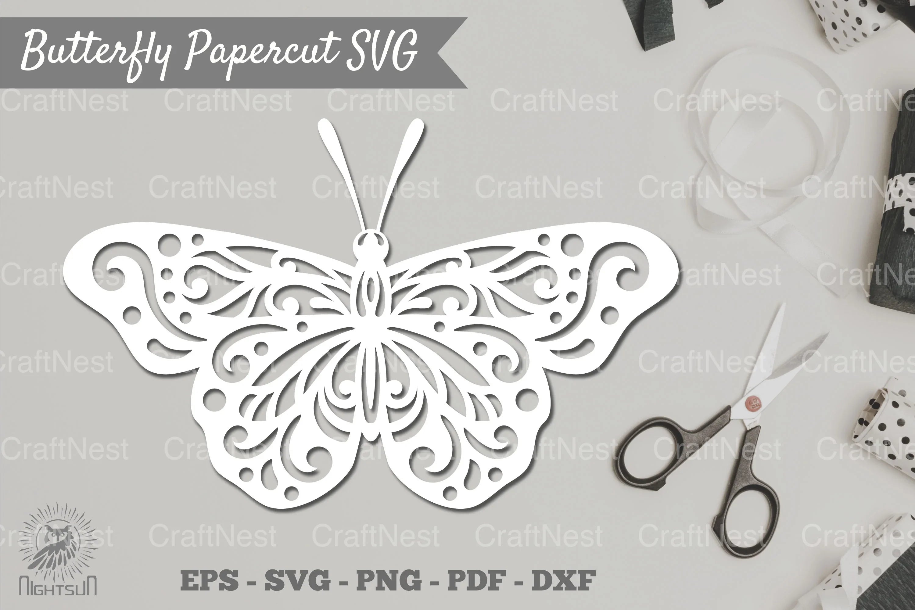 Butterfly Papercut SVG Bundle - CraftNest - Digital Crafting and Art