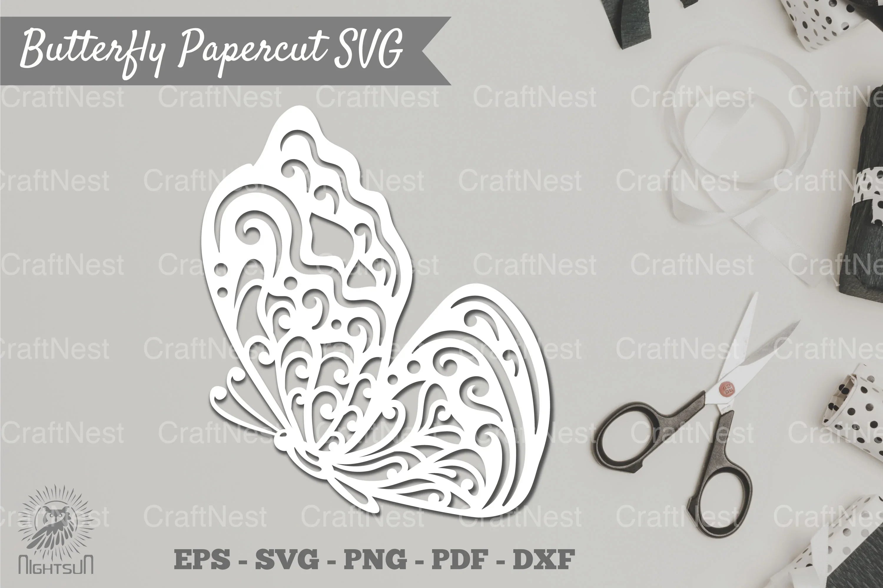 Butterfly Papercut SVG Bundle - CraftNest - Digital Crafting and Art