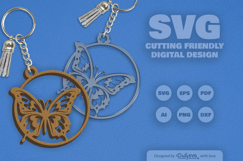 Daily Butterfly Round Clipart SVG Bundle - CraftNest - Digital Crafting and Art
