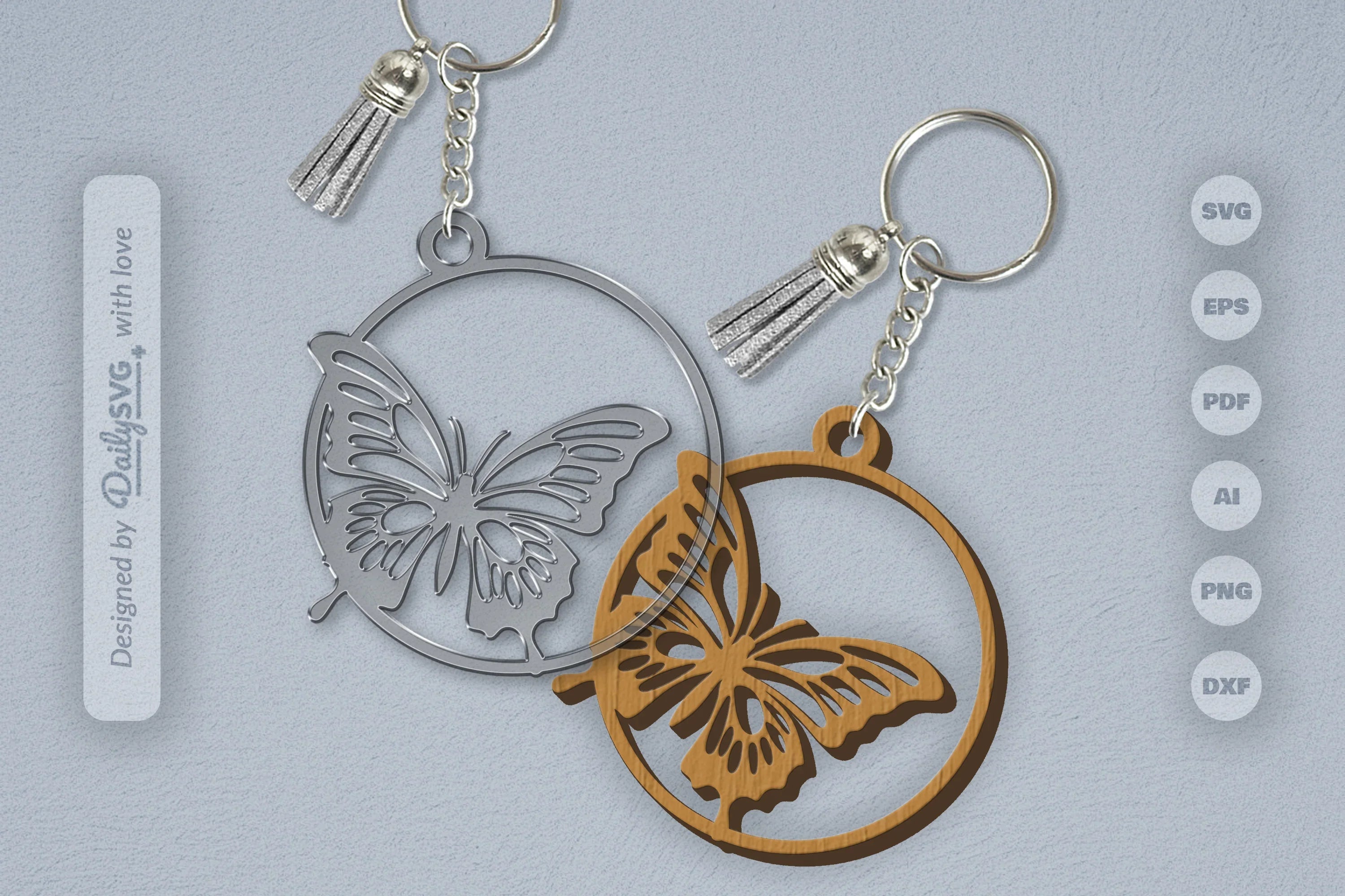 Butterfly SVG Round SVG Bundle 2 - CraftNest - Digital Crafting and Art
