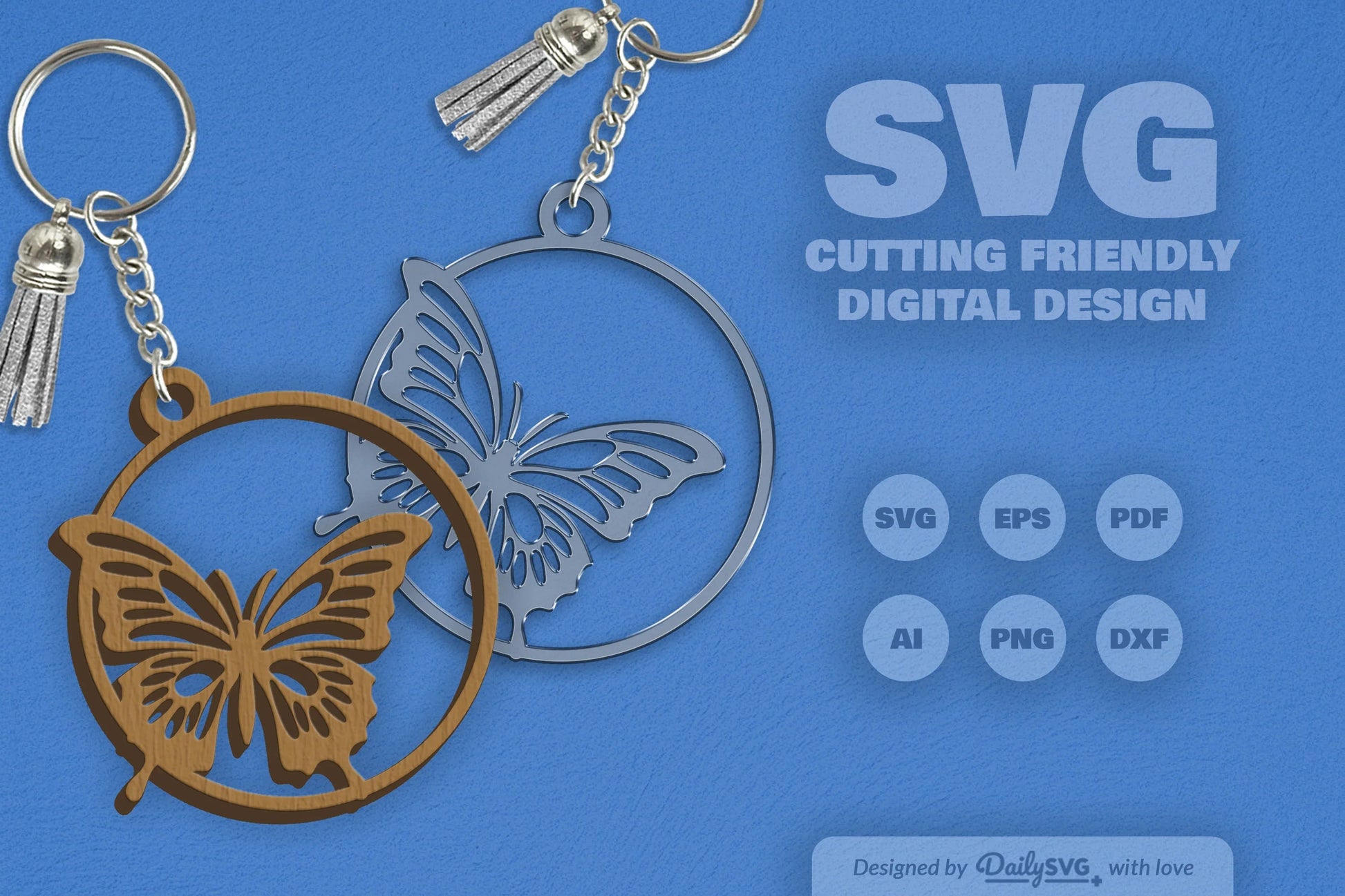 Butterfly SVG Round SVG Bundle 2 - CraftNest - Digital Crafting and Art