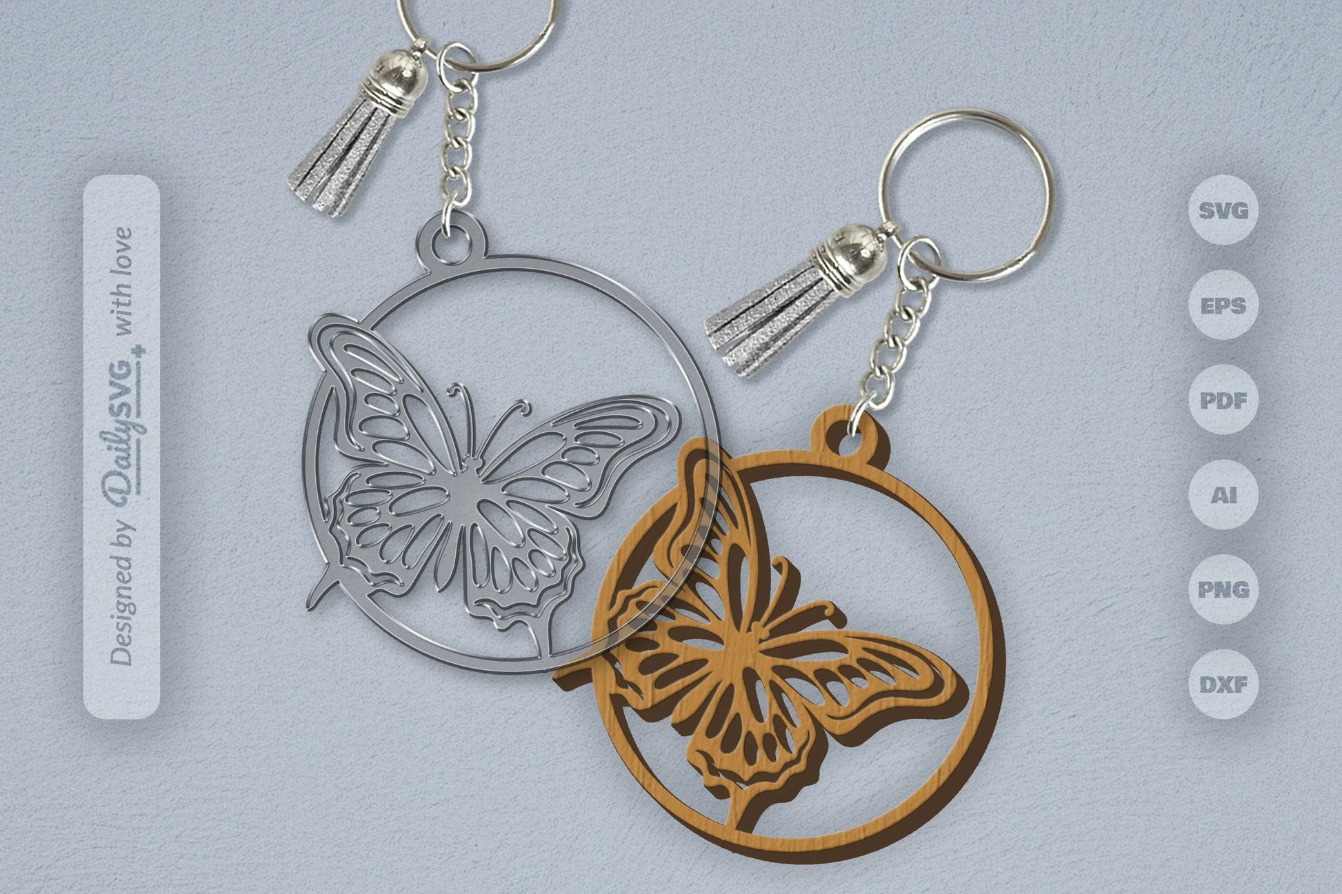 Butterfly SVG Round SVG Bundle 6 - CraftNest - Digital Crafting and Art