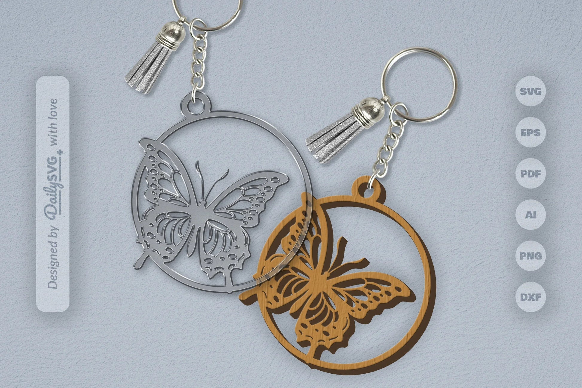 Butterfly Round SVG Bundle 1 - CraftNest - Digital Crafting and Art
