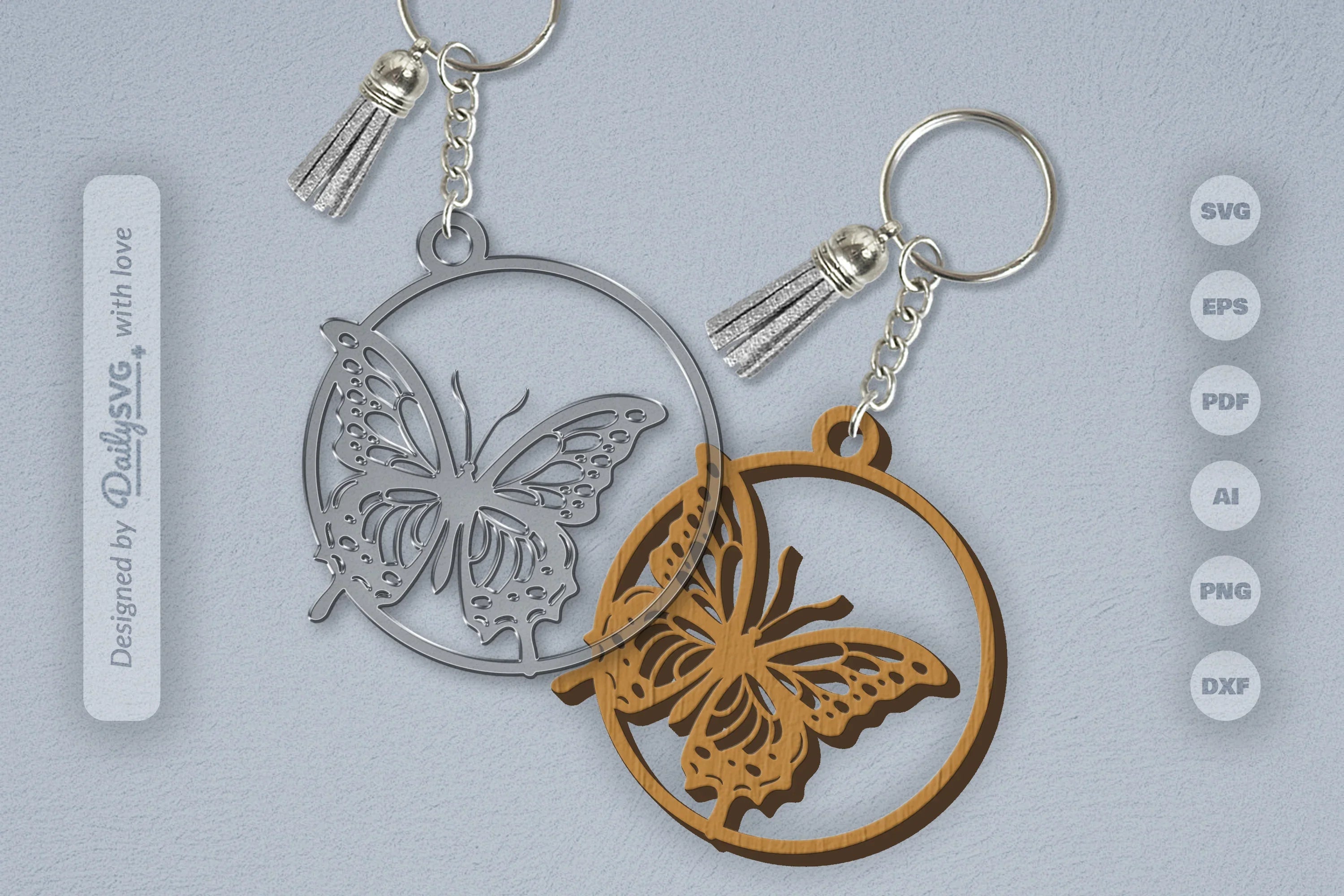 Butterfly Round SVG Bundle 1 - CraftNest - Digital Crafting and Art