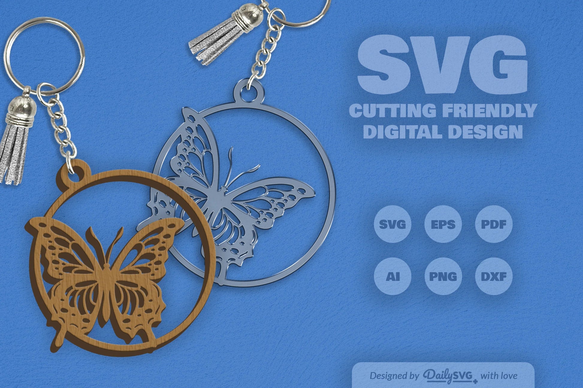 Daily Butterfly Round Clipart SVG Bundle - CraftNest - Digital Crafting and Art