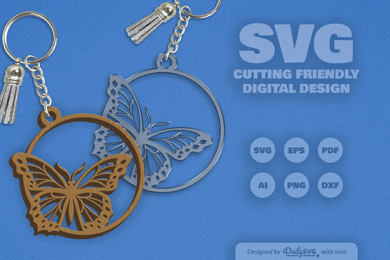 Daily Butterfly Round Clipart SVG Bundle - CraftNest - Digital Crafting and Art