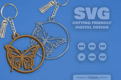 Butterfly SVG Round SVG Bundle 4 - CraftNest - Digital Crafting and Art