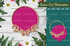 Butterfly Round Laser Cut Sign Clipart Bundle