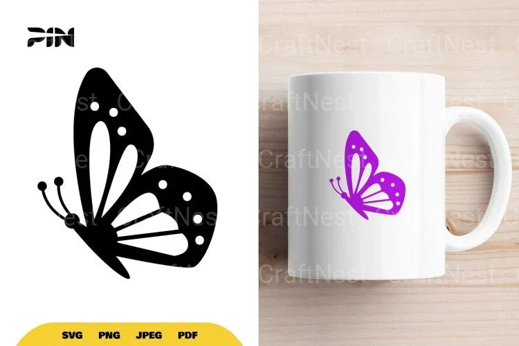 Butterfly Vector Clipart Bundle - CraftNest - Digital Crafting and Art