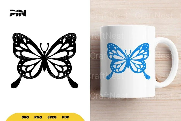 Butterfly Vector Clipart Bundle - CraftNest - Digital Crafting and Art