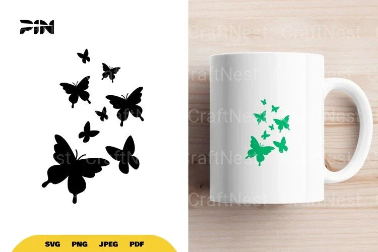 Butterfly SVG Bundle - CraftNest - Digital Crafting and Art