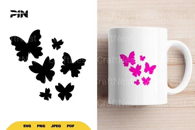Butterfly SVG Bundle - CraftNest - Digital Crafting and Art