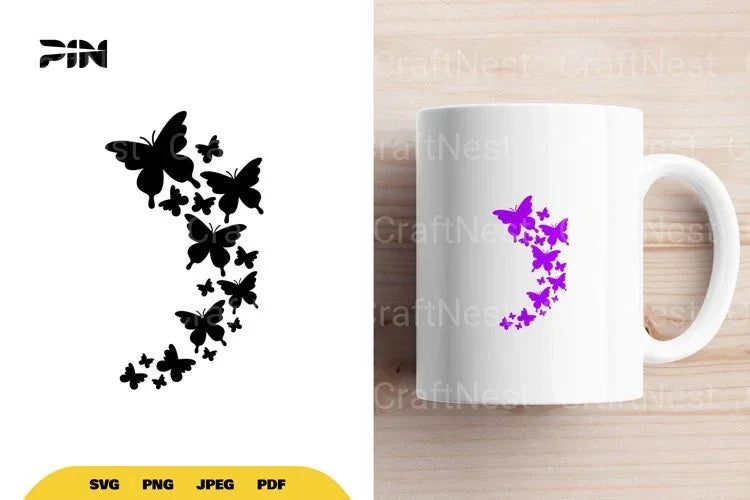 Butterfly SVG Bundle - CraftNest - Digital Crafting and Art