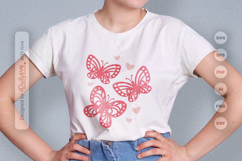 Elegant Butterfly SVG Bundle Collection - CraftNest - Digital Crafting and Art