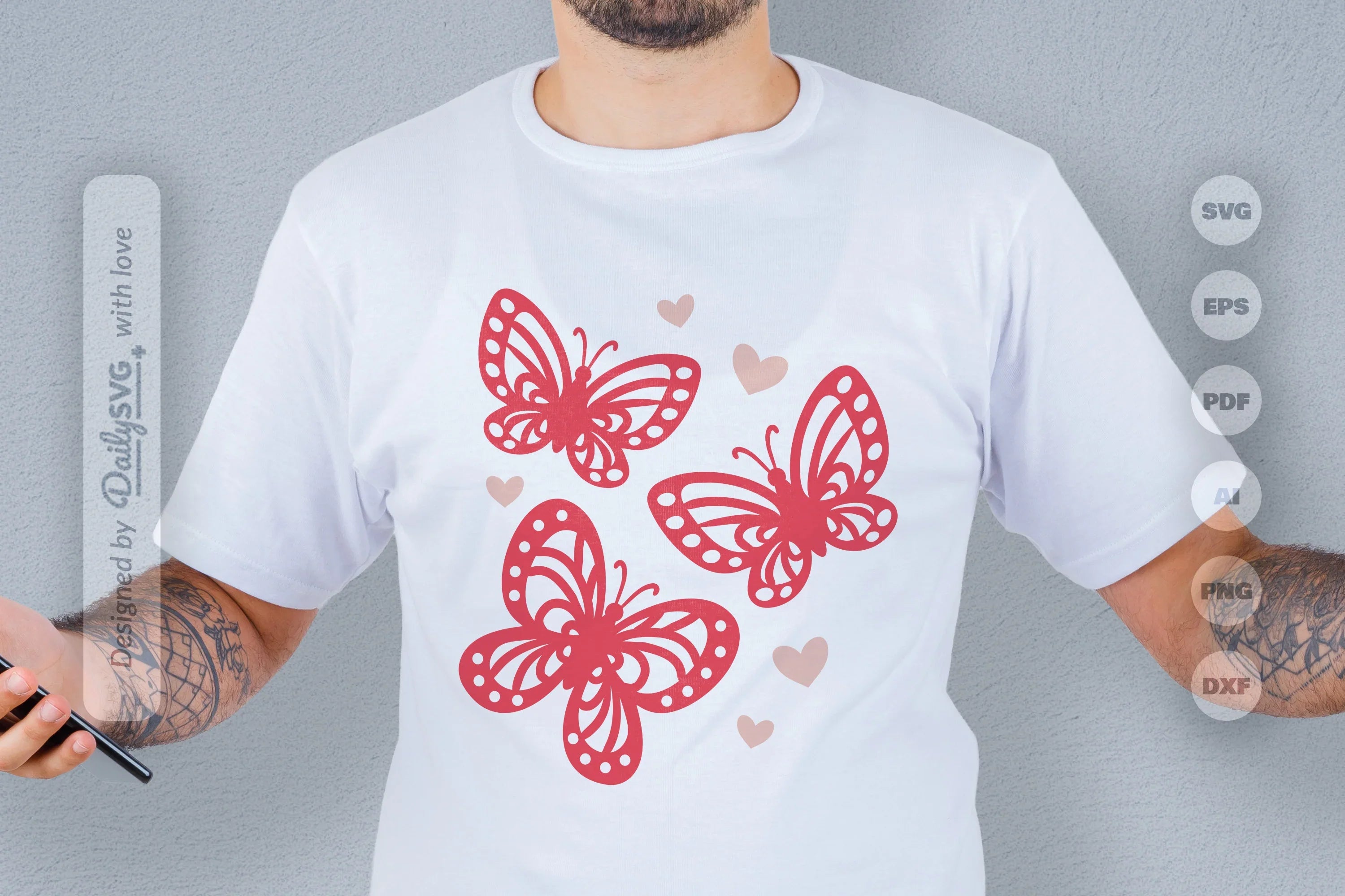 Elegant Butterfly SVG Bundle Collection - CraftNest - Digital Crafting and Art