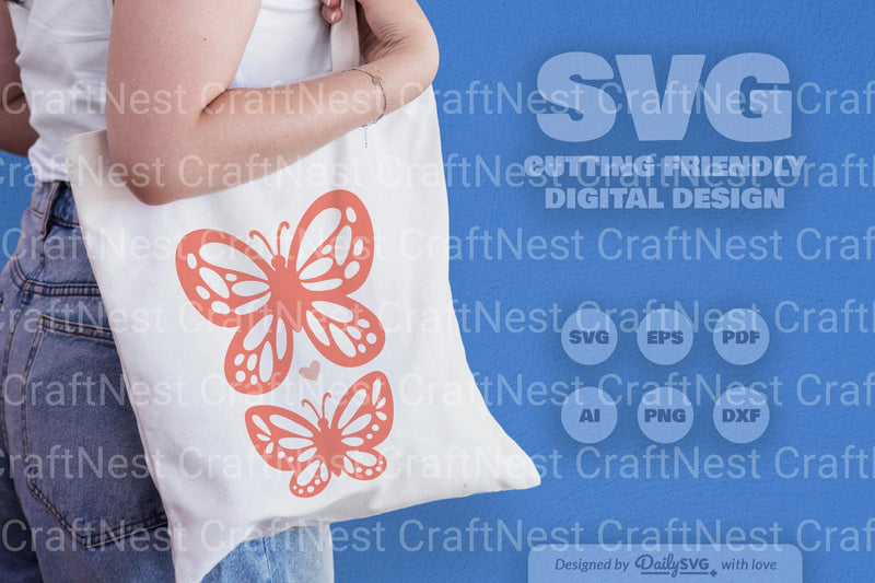 Stunning Butterfly SVG Bundle Collection 7 - CraftNest - Digital Crafting and Art