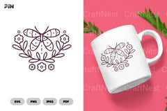 Butterfly Scandinavian Doodle Clipart Bundle - CraftNest - Digital Crafting and Art